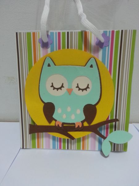 Sacolinhas de Papel com Scrap